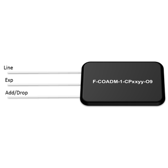 F-COADM-1-CPxxyy-O9 Fiberworks AS  Fiberworks 1 ch. CWDM BiDi OADM for CWDM-PON
